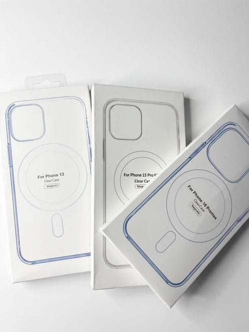 Funda Transparente MagSafe con Magneto Reforzado