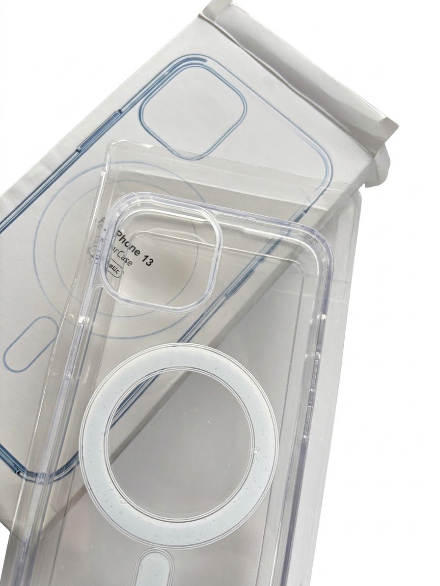 Funda Transparente MagSafe con Magneto Reforzado