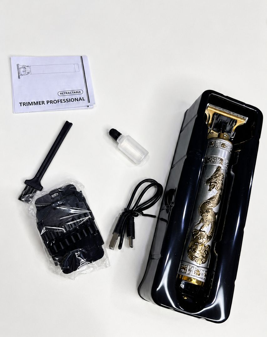 Trimmer Profesional de Dragón WAER WA-1950 | Cortadora Recargable USB
