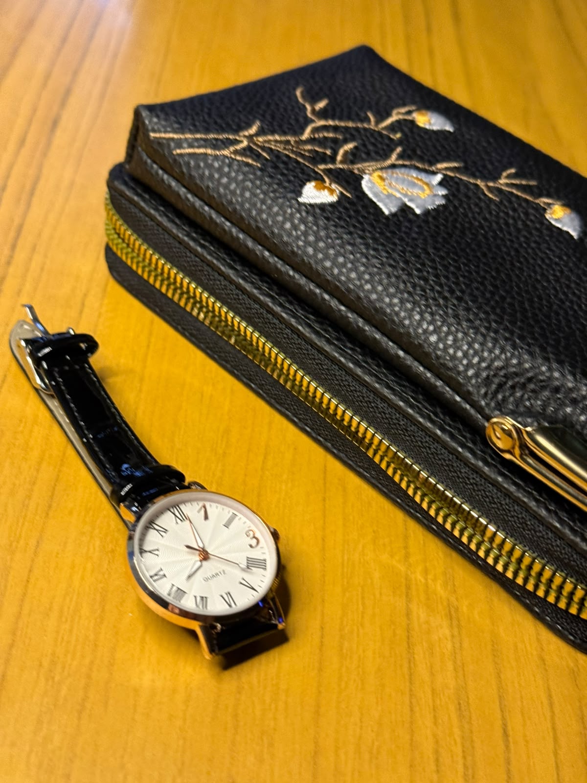Set Fossil, Bolso y Reloj Elegante
