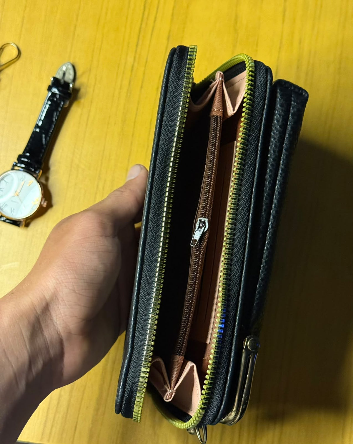 Set Fossil, Bolso y Reloj Elegante